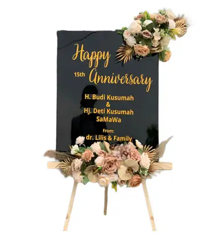 Papan Bunga Akrilik Rupit