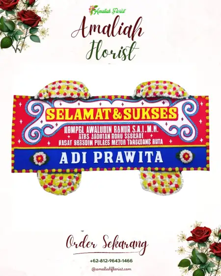 Papan Bunga Ucapan Selamat Rupit